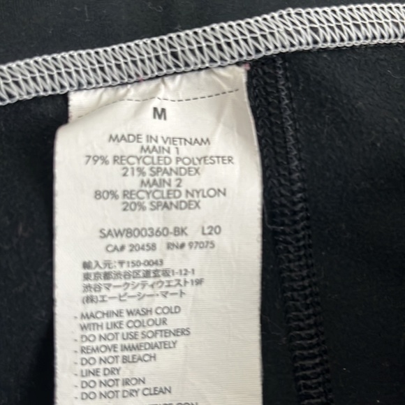 Saucony Black M Running pants - Picture 6 of 6